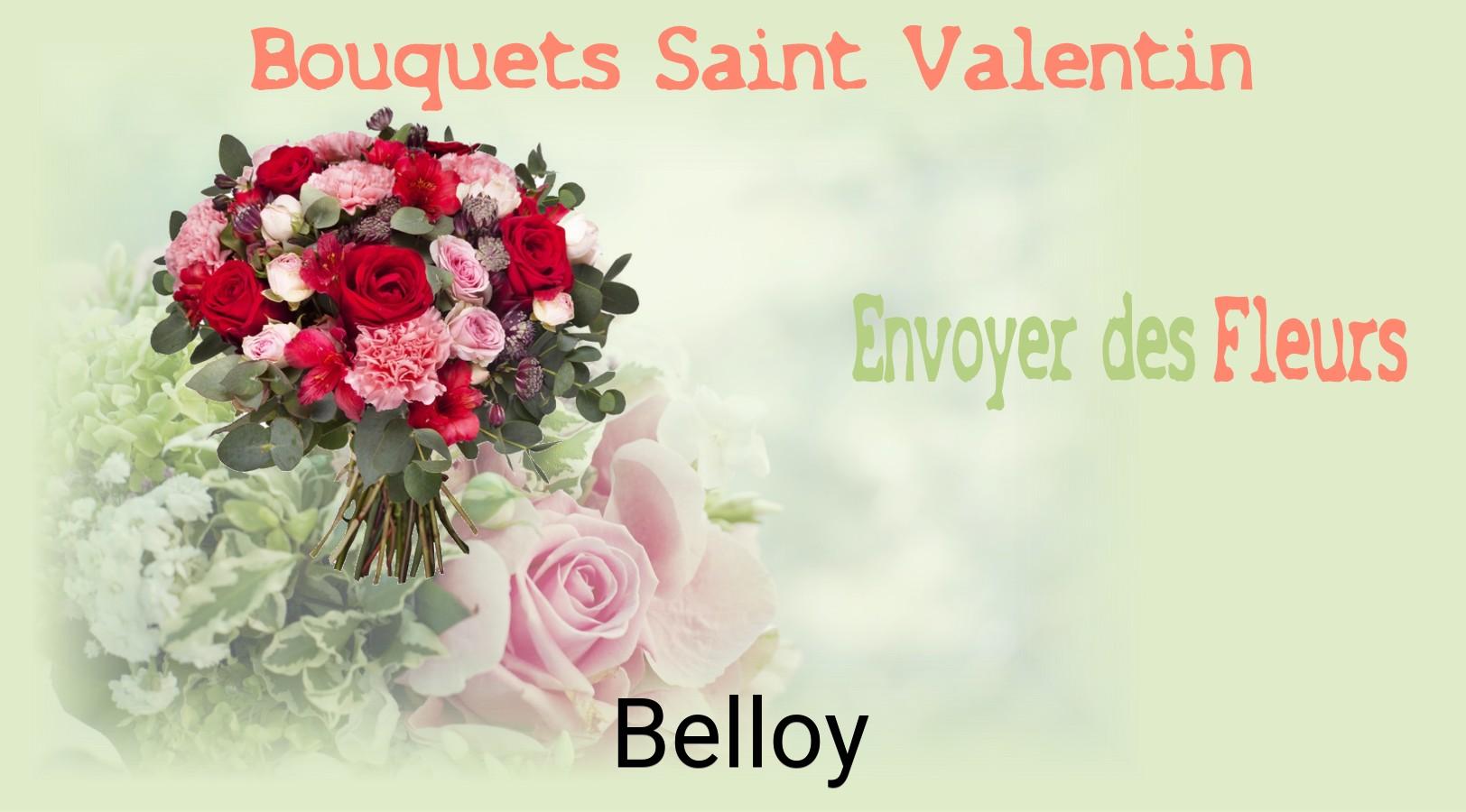 Roses de Saint-Valentin livrées à Belloy